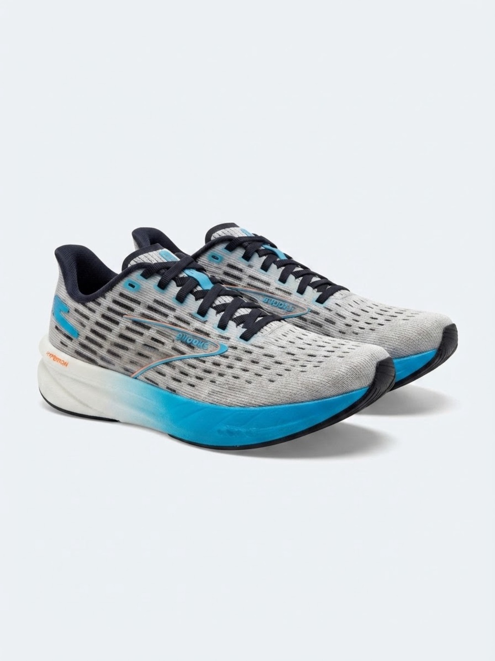 Brooks Hyperion Running Shoes - Gray/Blue Performance Trainers mens size 8